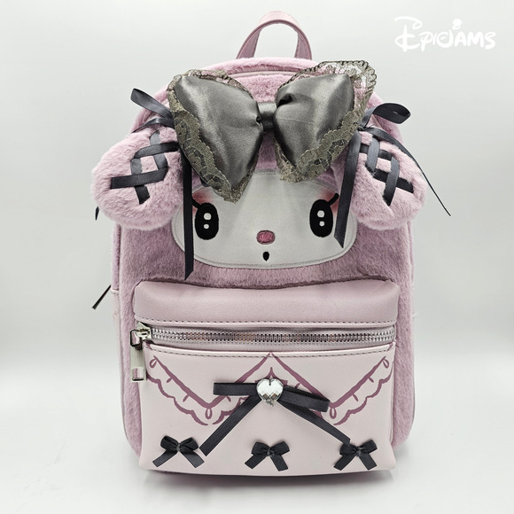 Sanrio Hello Kitty and Friends My Melody Lolita Plush Mini Backpack Bag New - Picture 1 of 8